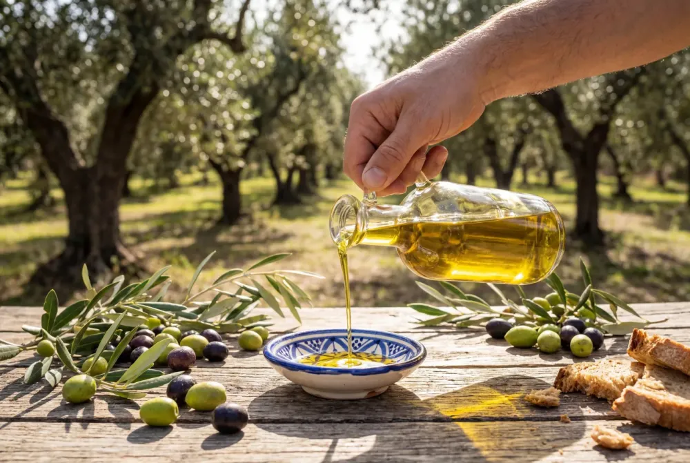 Huile d'olive locale à Domessargues